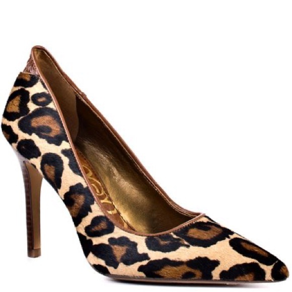 Sam Edelman Leopard Print High Heels - Picture 13 of 13